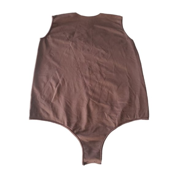 CT759 Skims NWOT Essential Crew Neck Sleeveless Bodysuit Thong Jasper L/XL - Picture 1 of 4